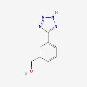 Chemical structure of [3-(2H-tetrazol-5-yl)phenyl]methanol