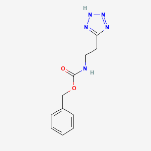 Chemical structure of 5-[2-(Cbz-amino)ethyl]-1H-tetrazole