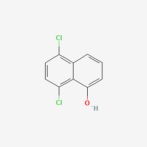 Chemical structure of 5,8-Dichloronaphthalen-1-ol