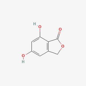 Chemical structure of 5,7-Dihydroxyphthalide
