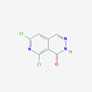 Chemical structure of 5,7-Dichloropyrido[3,4-d]pyridazin-4(3H)-one