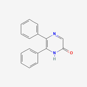 Chemical structure of 5,6-Diphenylpyrazin-2-ol