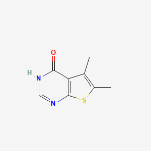 Chemical structure of 5,6-Dimethylthieno[2,3-d]pyrimidin-4(3H)-one