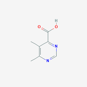 Chemical structure of 5,6-Dimethylpyrimidine-4-carboxylic acid