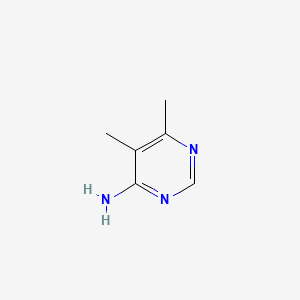 Chemical structure of 5,6-Dimethylpyrimidin-4-amine