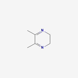 Chemical structure of 5,6-Dimethyl-2,3-dihydropyrazine