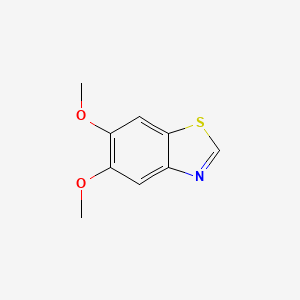 Chemical structure of 5,6-dimethoxyBenzothiazole