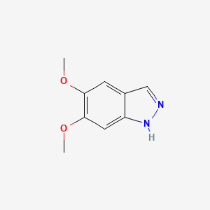 Chemical structure of 5,6-Dimethoxy-1H-indazole