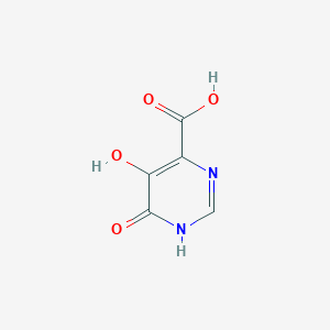 Chemical structure of 5,6-Dihydroxypyrimidine-4-carboxylic acid