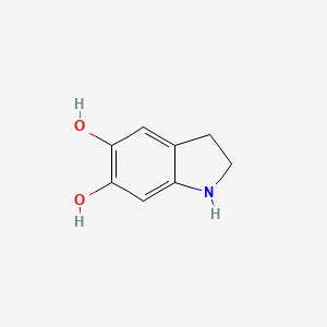 Chemical structure of 5,6-Dihydroxyindoline