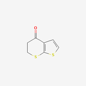 Chemical structure of 5,6-Dihydro-4H-thieno[2,3-b]thiopyran-4-one