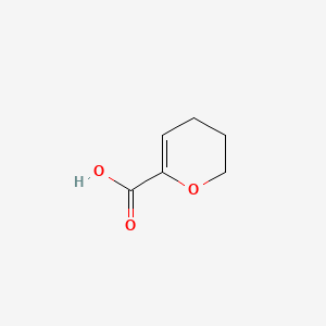 Chemical structure of 5,6-Dihydro-4H-pyran-2-carboxylic Acid