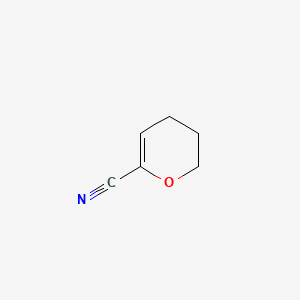 Chemical structure of 5,6-Dihydro-4H-pyran-2-carbonitrile