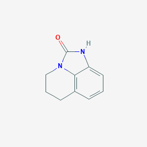 Chemical structure of 5,6-dihydro-4H-imidazo[4,5,1-ij]quinolin-2-ol