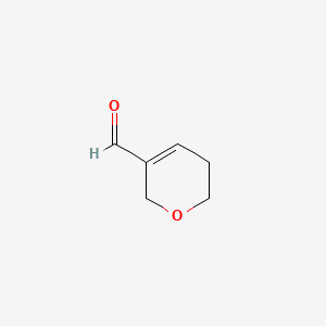 Chemical structure of 5,6-Dihydro-2H-pyran-3-carbaldehyde