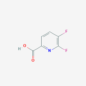 Chemical structure of 5,6-Difluoropicolinic acid