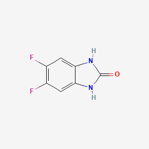 Chemical structure of 5,6-Difluoro-1H-benzo[d]imidazol-2(3H)-one