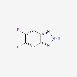 Chemical structure of 5,6-Difluoro-1H-benzo[d][1,2,3]triazole