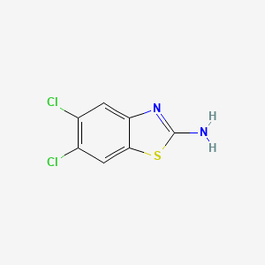 Chemical structure of 5,6-Dichloro-2-benzothiazolamine