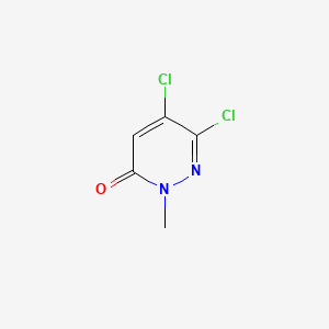 Chemical structure of 5,6-Dichloro-2-methylpyridazin-3(2H)-one