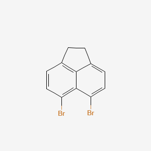 Chemical structure of 5,6-Dibromo-1,2-dihydroacenaphthylene