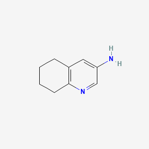 Chemical structure of 5,6,7,8-Tetrahydroquinolin-3-amine