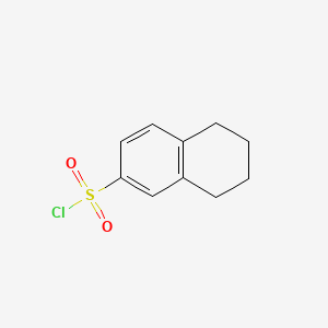 Chemical structure of 5,6,7,8-Tetrahydronaphthalene-2-sulfonyl chloride