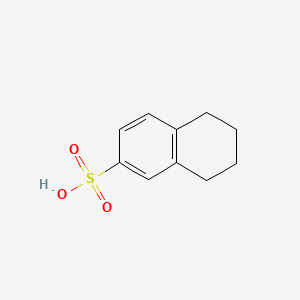 Chemical structure of 5,6,7,8-Tetrahydronaphthalene-2-sulfonic acid