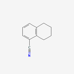 Chemical structure of 5,6,7,8-Tetrahydronaphthalene-1-carbonitrile