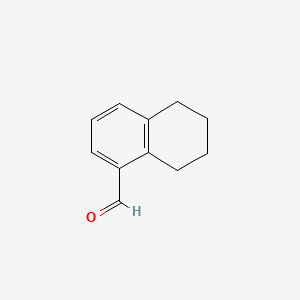 Chemical structure of 5,6,7,8-Tetrahydronaphthalene-1-carbaldehyde