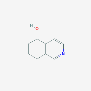 Chemical structure of 5,6,7,8-Tetrahydroisoquinolin-5-ol