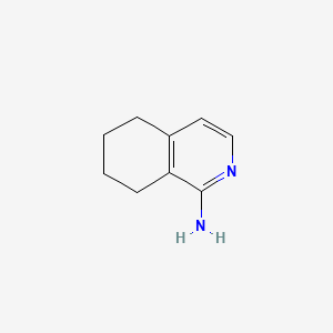 Chemical structure of 5,6,7,8-Tetrahydroisoquinolin-1-amine
