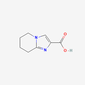 Chemical structure of 5,6,7,8-Tetrahydroimidazo[1,2-a]pyridine-2-carboxylic acid