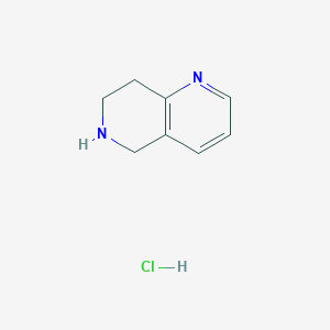 Chemical structure of 5,6,7,8-Tetrahydro-1,6-naphthyridine Hydrochloride