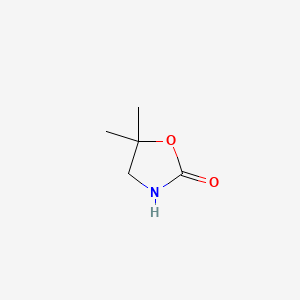 Chemical structure of 5,5-Dimethyloxazolidin-2-one