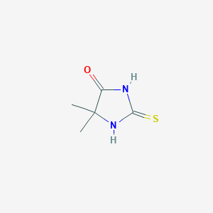 Chemical structure of 5,5-Dimethyl-2-thioxoimidazolidin-4-one