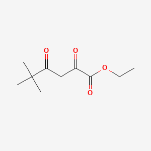 Chemical structure of Ethyl 5,5-dimethyl-2,4-dioxohexanoate
