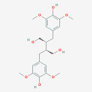 Chemical structure of 5,5'-dimethoxysecoisolariciresinol