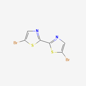 Chemical structure of 5,5'-dibromo-2,2'-bithiazole