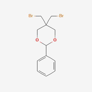 Chemical structure of 5,5-Bis(bromomethyl)-2-phenyl-1,3-dioxane