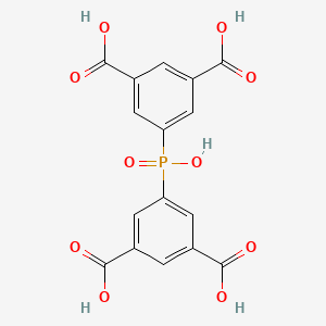Chemical structure of 5,5'-(hydroxyphosphoryl)diisophthalic acid