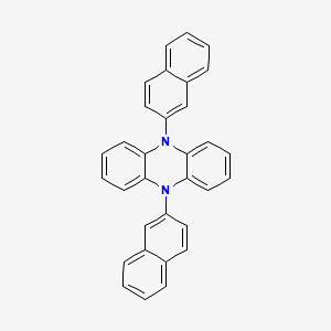Chemical structure of 5,10-Di(naphthalen-2-yl)-5,10-dihydrophenazine