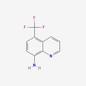 Chemical structure of 5-(Trifluoromethyl)quinolin-8-amine