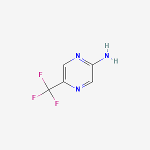 Chemical structure of 5-(Trifluoromethyl)pyrazin-2-amine