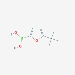 Chemical structure of 5-Tert-butyl-2-furanboronic acid