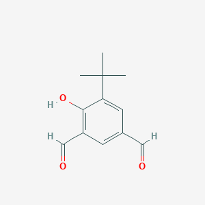 Chemical structure of 5-(tert-butyl)-4-hydroxyisophthalaldehyde