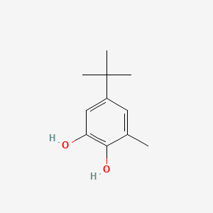 Chemical structure of 5-tert-Butyl-3-methylpyrocatechol