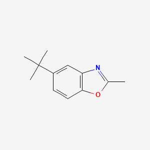 Chemical structure of 5-(tert-Butyl)-2-methylbenzoxazole