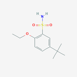 Chemical structure of 5-(tert-Butyl)-2-ethoxybenzenesulfonamide