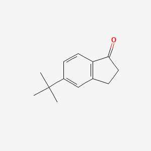 Chemical structure of 5-Tert-butyl-2,3-dihydroinden-1-one